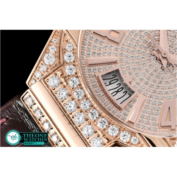 Piaget - Piaget Polo Diamonds RG/LE Diam Rose G MKF Miyota 9015