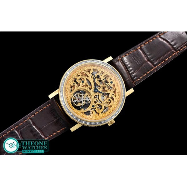 Piaget - Altiplano Skeleton Tourb Diams YG/LE Engr Tourbillon