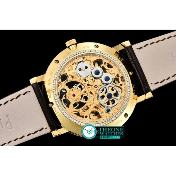 Piaget - Altiplano Skeleton Tourb Diams YG/LE Engr Tourbillon