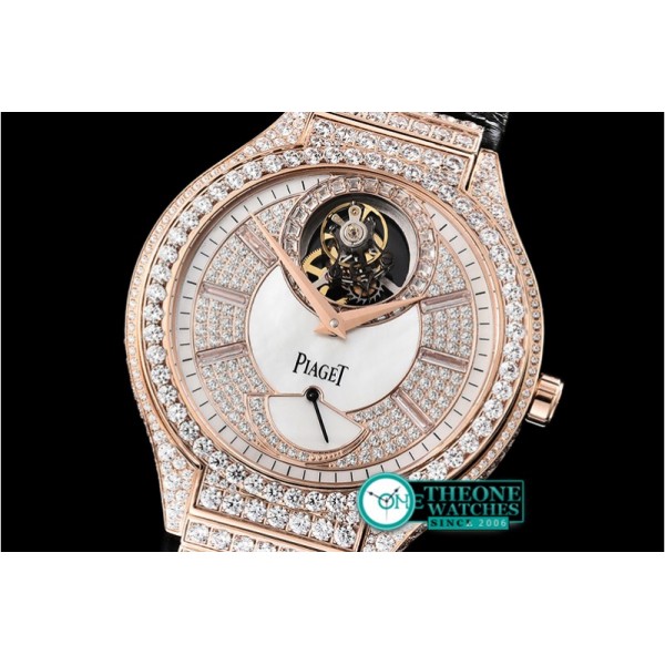 Piaget - Piaget G0A38148 Polo Tourbillon Diams RG/LE Tourbillon