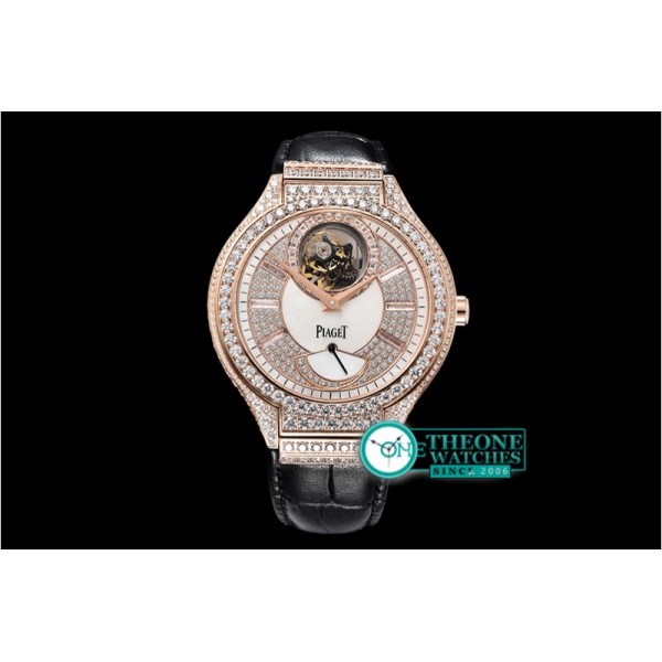 Piaget - Piaget G0A38148 Polo Tourbillon Diams RG/LE Tourbillon