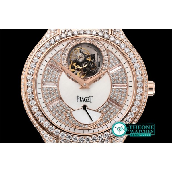 Piaget - Piaget G0A38148 Polo Tourbillon Diams RG/LE Tourbillon