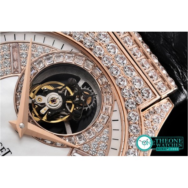 Piaget - Piaget G0A38148 Polo Tourbillon Diams RG/LE Tourbillon