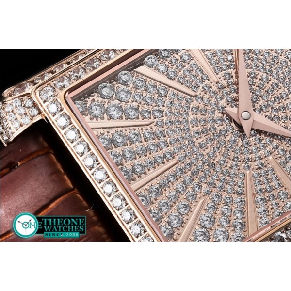 Piaget - Emperador Diamonds DIAM/RG/LE Diams KZF Miyota 9015