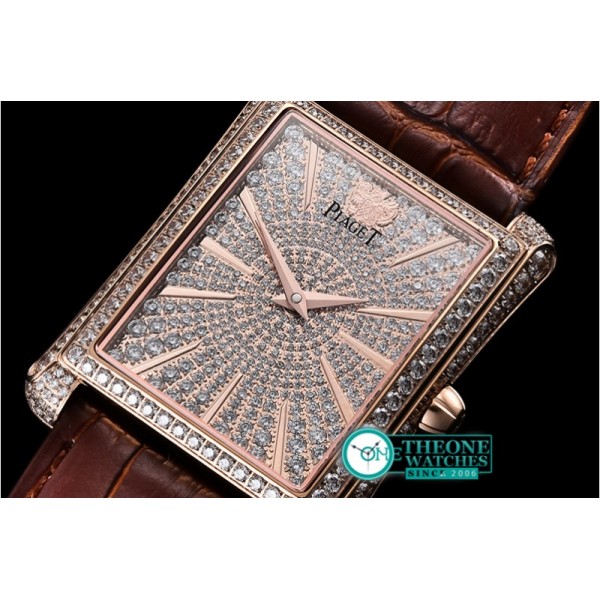 Piaget - Emperador Diamonds DIAM/RG/LE Diams KZF Miyota 9015