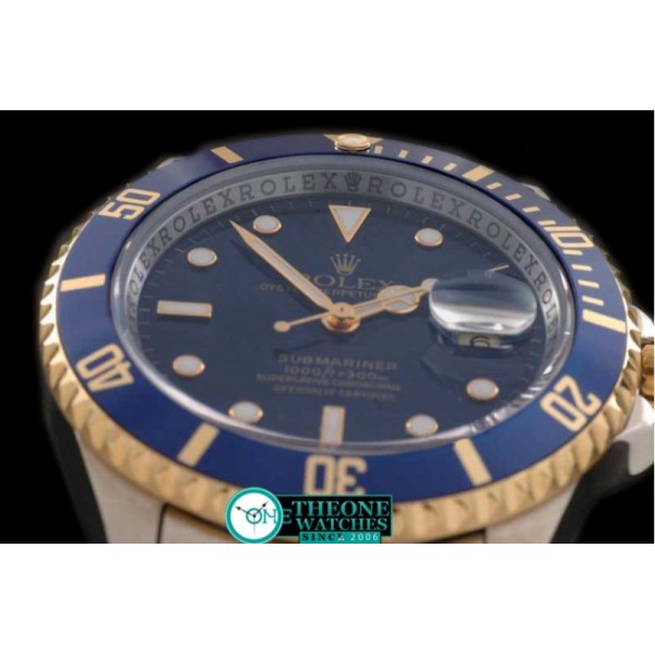 Rolex - 14K Wrapped TT Blue Dial 2008 M Series Swiss ETA