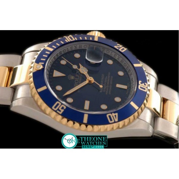 Rolex - 14K Wrapped TT Blue Dial 2008 M Series Swiss ETA