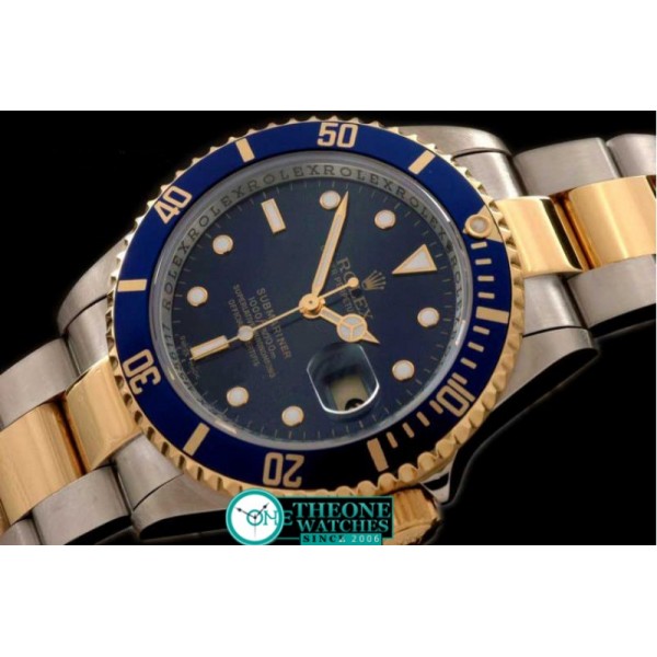 Rolex - 14K Wrapped TT Blue Dial 2008 M Series Swiss ETA