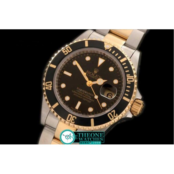 Rolex - 14K Wrapped TT Black Dial 2008 M Series Swiss Eta 2836-2