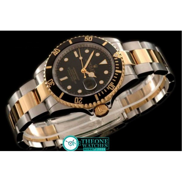 Rolex - 14K Wrapped TT Black Dial 2008 M Series Swiss Eta 2836-2