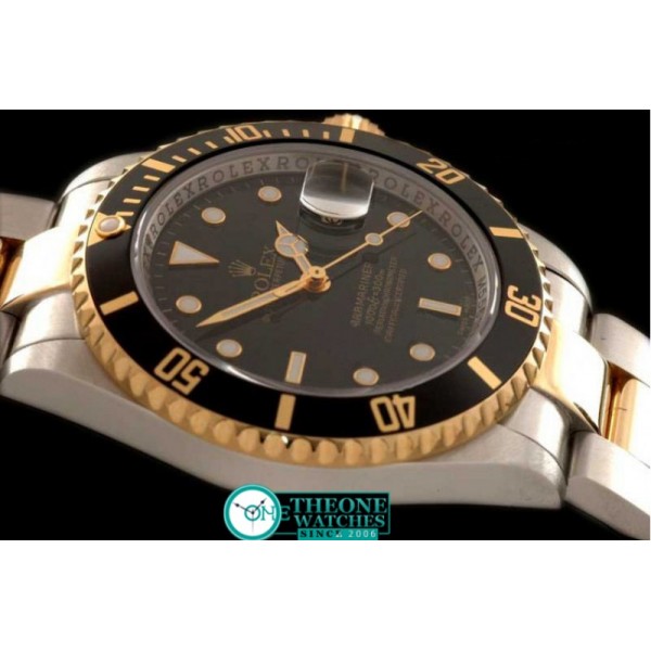 Rolex - 14K Wrapped TT Black Dial 2008 M Series Swiss Eta 2836-2