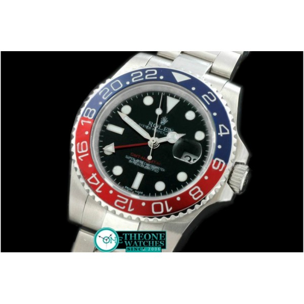 Rolex - SS Anni GMT SSBlue/Red/Blk Asia Eta 2836 GMT Hand I