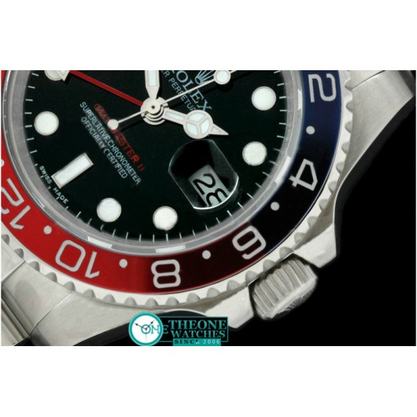 Rolex - SS Anni GMT SSBlue/Red/Blk Asia Eta 2836 GMT Hand I