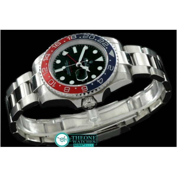 Rolex - SS Anni GMT SSBlue/Red/Blk Asia Eta 2836 GMT Hand I