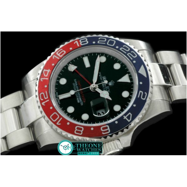 Rolex - SS Anni GMT SSBlue/Red/Blk Asia Eta 2836 GMT Hand I