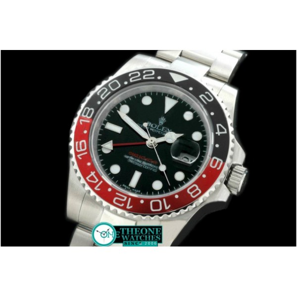 Rolex - SS Anni GMT SS/Red/Blk Asia Eta 2836 GMT Hand I