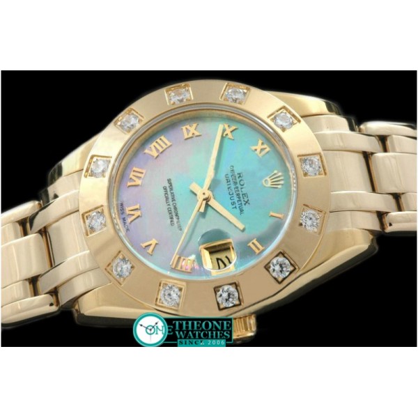 Rolex - FG 12 Diam Bez MOP Blue Roman Swiss ETA