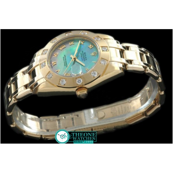 Rolex - FG 12 Diam Bez MOP Blue Roman Swiss ETA