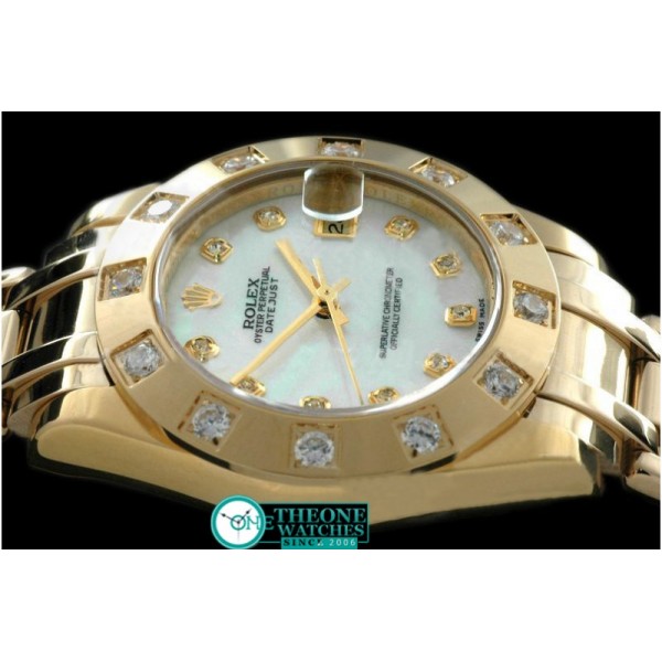 Rolex - FG 12 Diam Bez MOP White Diamond Swiss Eta