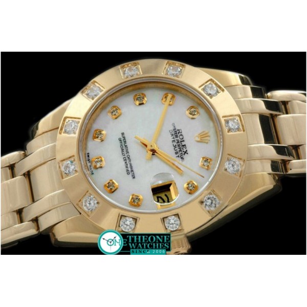 Rolex - FG 12 Diam Bez MOP White Diamond Swiss Eta