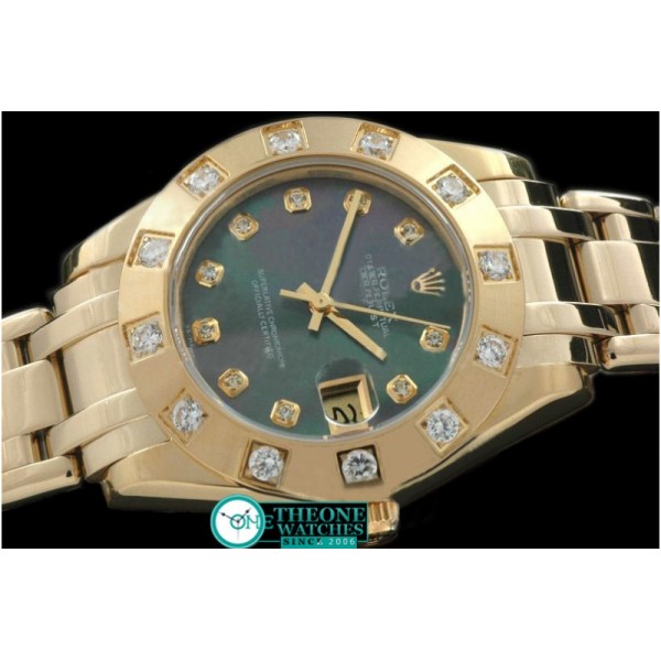 Rolex - FG 12 Diam Bez MOP Black Diamond Swiss Eta