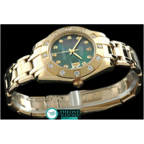 Rolex - FG 12 Diam Bez MOP Black Diamond Swiss Eta