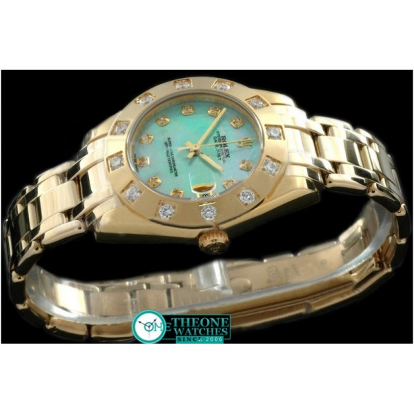 Rolex - FG 12 Diam Bez MOP Green Diamond Swiss Eta