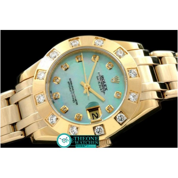 Rolex - FG 12 Diam Bez MOP Green Diamond Swiss Eta