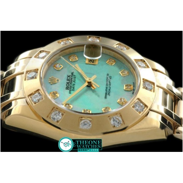 Rolex - FG 12 Diam Bez MOP Green Diamond Swiss Eta