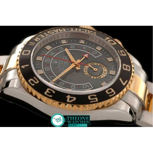 Rolex - 2007 Yatchmaster II (42mm) TT MOP Black Asia 2813