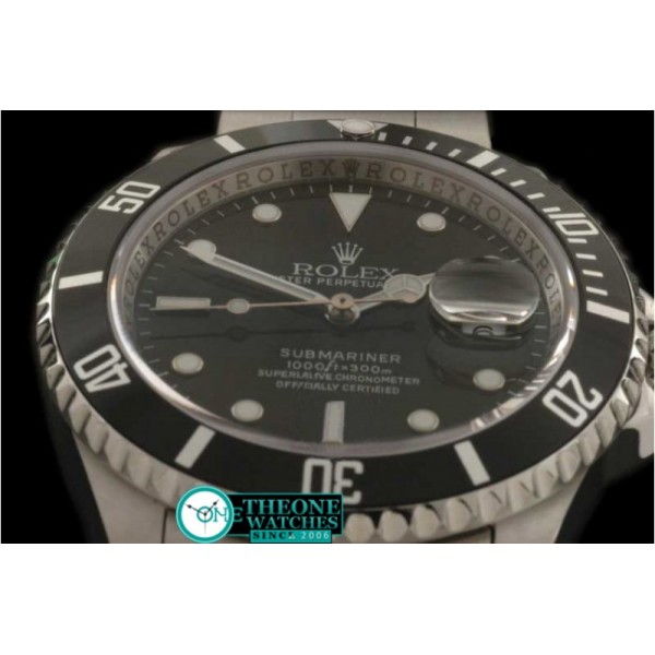 ROLEX - SS Black Dial (Classic -2008 Update) Asian Eta 2836