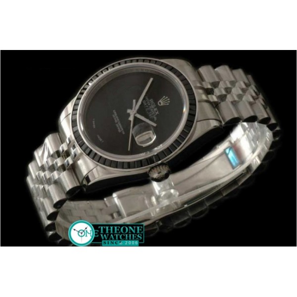 ROLEX - SS Black Ruby Bez Jubliee Blk Pearl Swiss Eta 2836-2