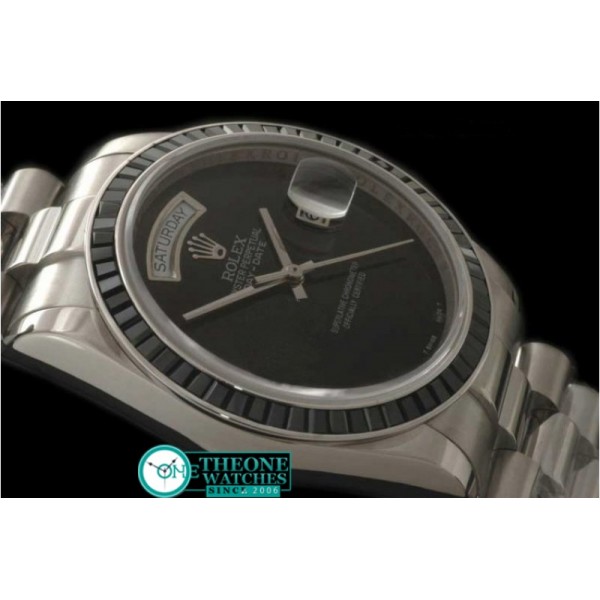 ROLEX - SS Black Ruby Bez Pres Pearl Blk Swiss Eta 2836-2