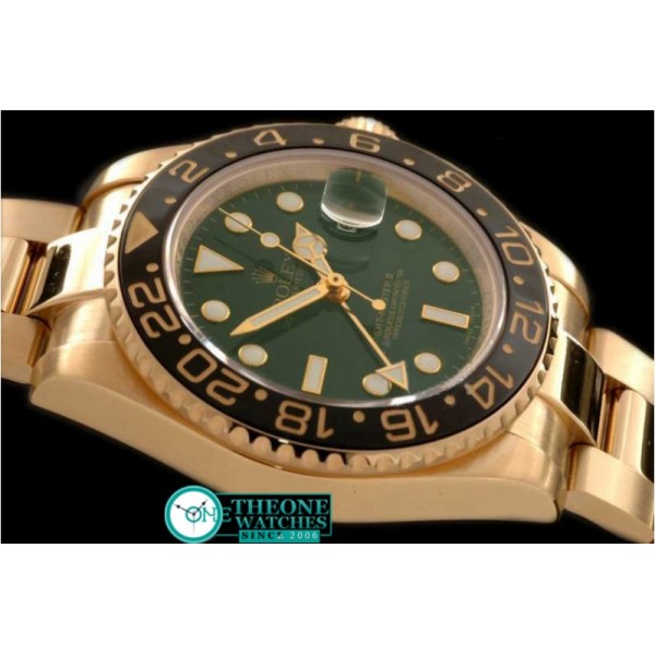 ROLEX - Royal Black SS/Sq Cut Diam Bez+E-Links/RU Swiss Eta