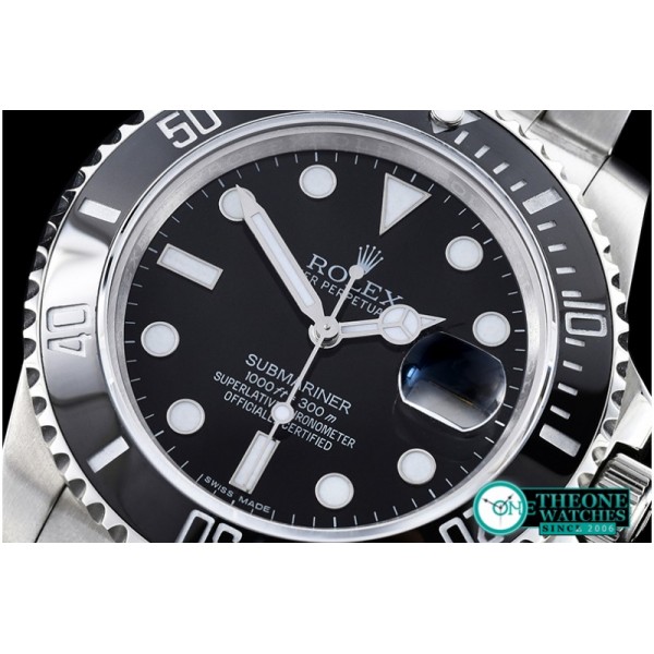 Rolex - 116610 SS Black Cer Submariner BP MY9015 Mod 3135