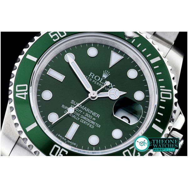 Rolex - 116610 LV Green Cer Submariner BP MY9015 Mod 3135