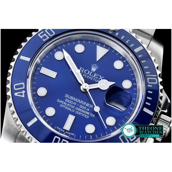 Rolex - 116619 SS Blue Cer Submariner BP MY9015 Mod 3135