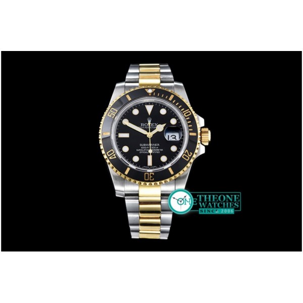 Rolex - 116613 YG/SS Blk Cer Submariner BP MY9015 Mod 3135