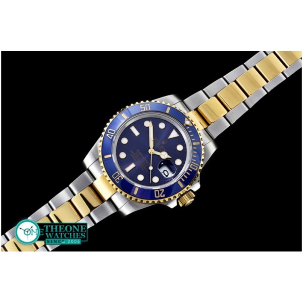 Rolex - 116613 YG/SS Blue Cer Submariner BP MY9015 Mod3135