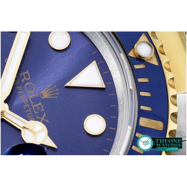 Rolex - 116613 YG/SS Blue Cer Submariner BP MY9015 Mod3135