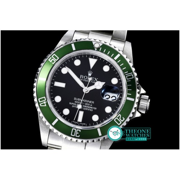 Rolex - 16610 LV Green Submariner BP MY9015 Mod 3135