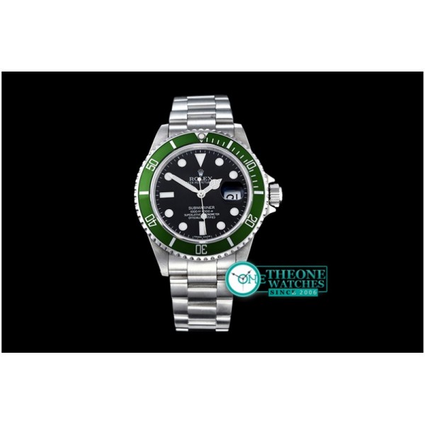 Rolex - 16610 LV Green Submariner BP MY9015 Mod 3135