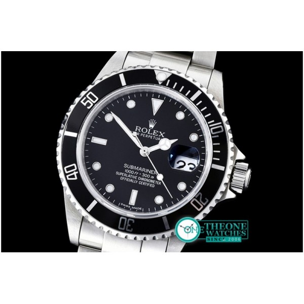 Rolex - 16610 Black SS Submariner BP MY9015 Mod 3135