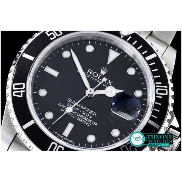 Rolex - 16610 Black SS Submariner BP MY9015 Mod 3135