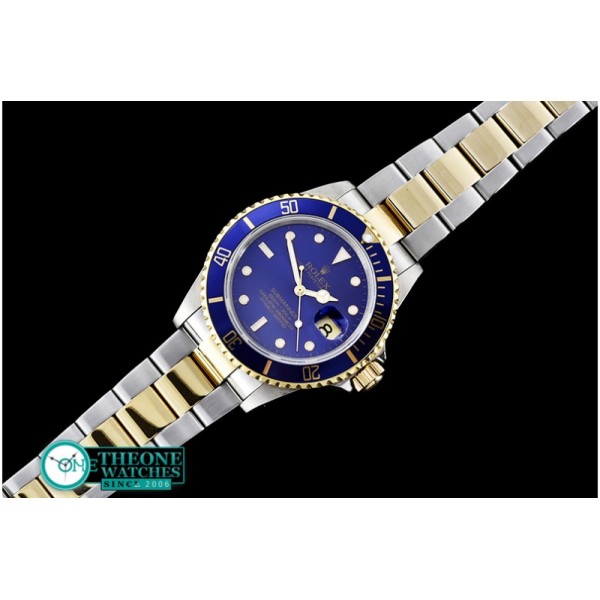 Rolex - 16613 YG/SS Blue Submariner BP My9015 Mod 3135