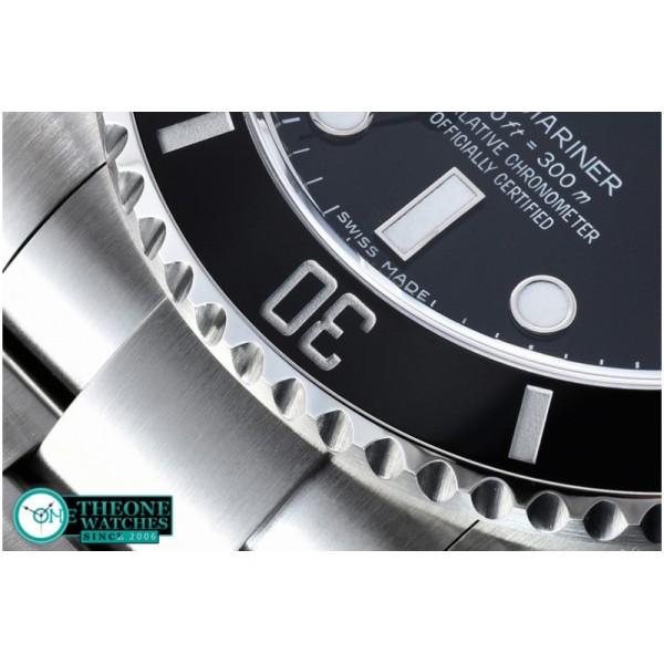 Rolex - Submariner No Date 114060 SS Black V7 Noob A2836