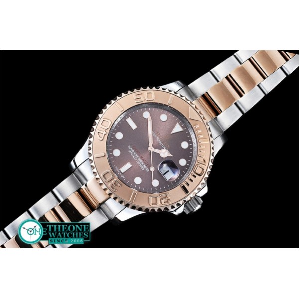 Rolex - 2016 YM Mens RG/SS Brown BP MY9015 Mod3135