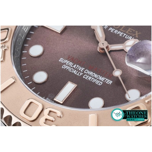 Rolex - 2016 YM Mens RG/SS Brown BP MY9015 Mod3135