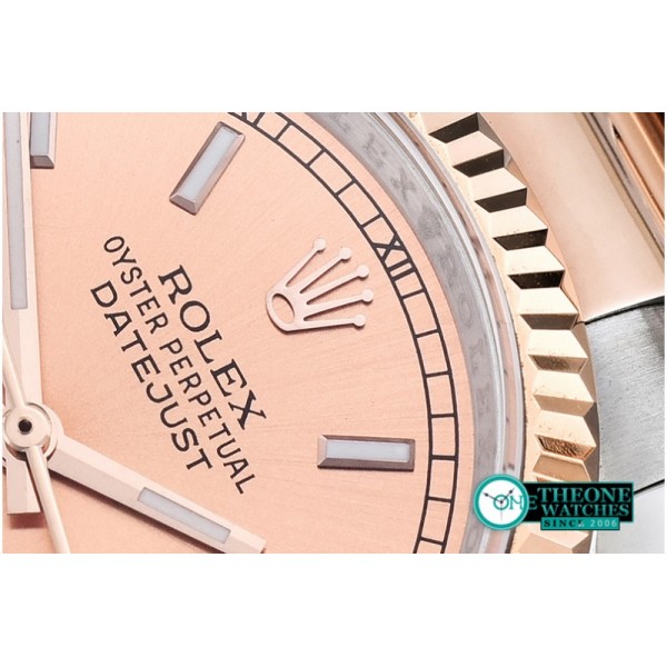 Rolex - DateJust Mens 36mm RG/SS Rose Gold BP Asia 2836