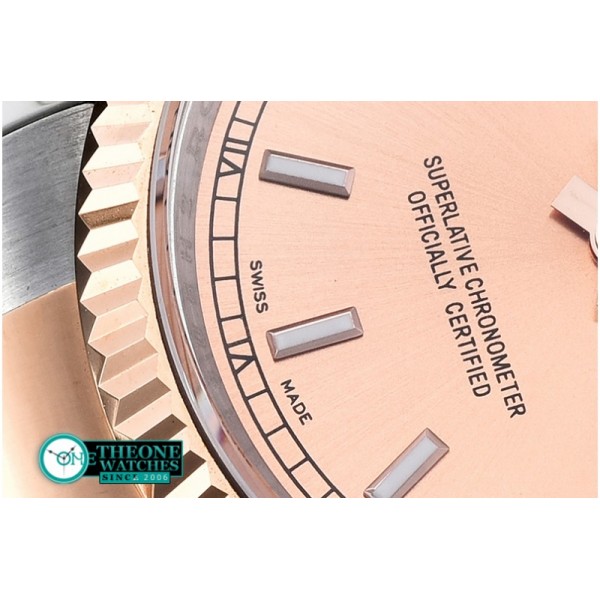 Rolex - DateJust Mens 36mm RG/SS Rose Gold BP Asia 2836